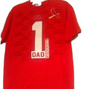 St Louis Cardinals Number 1 Dad T-shirt